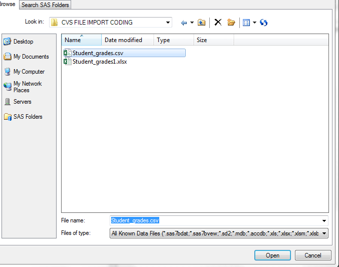 select csv